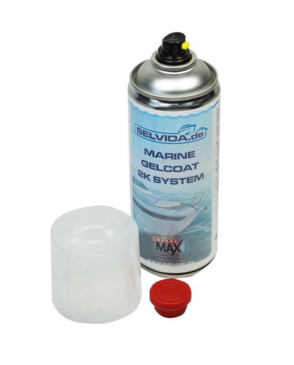 SELVIDA 2 K Spraydose Gelcoat Signalrot RAL 3001, spritzfähig