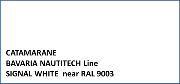 Selvida Lighthouse-Marine® 2K Topcoat Gelcoat Bavaria Nautitech Line signal white Styrene free